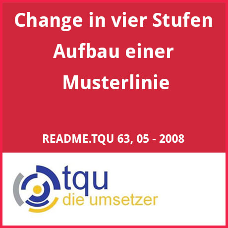 README-TQU-63-2008 Change in vier Stufen - Aufbau einer Musterlinie