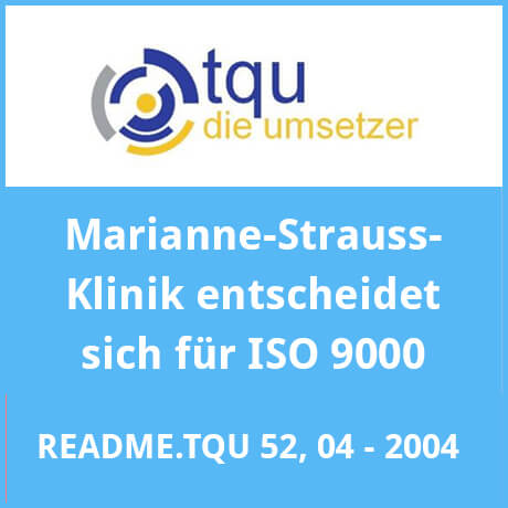README.TQU_04_2004 Marianne-Strauss-Klinik entscheidet sich für ISO 9000