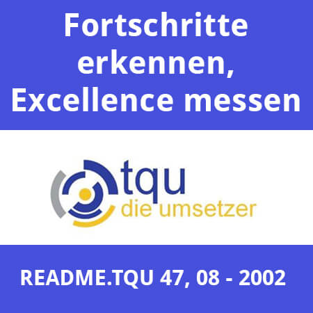 README.TQU_08_2002_2_3 Fortschritte erkennen, Excellence messen